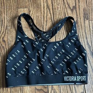 Victoria’s Secret Sport Black Logo Sports Bra